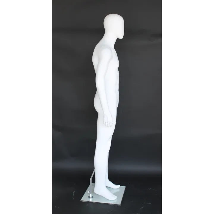 5 ft 8 Male Egghead Mannequin MM-AME05-WT