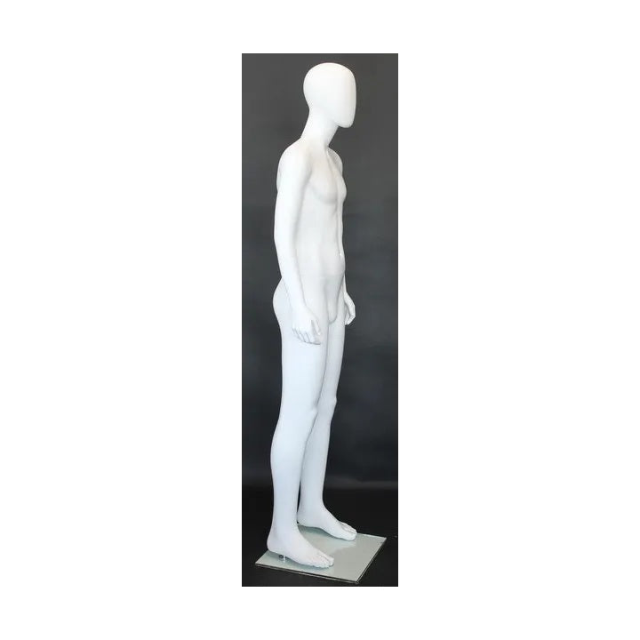 5 ft 7 Male Egghead Mannequin MM-CB20E-WT