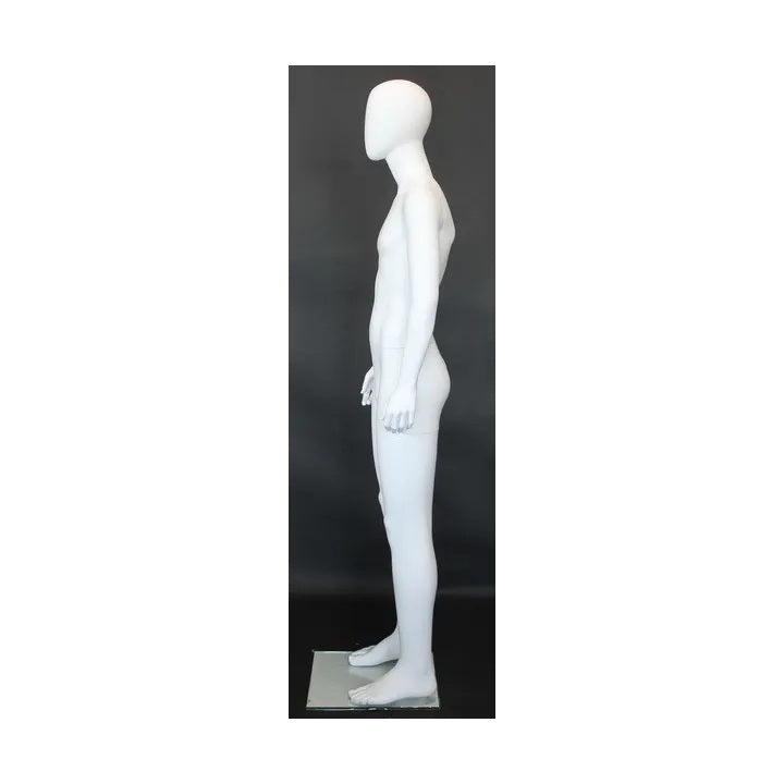 5 ft 7 Male Egghead Mannequin MM-CB20E-WT
