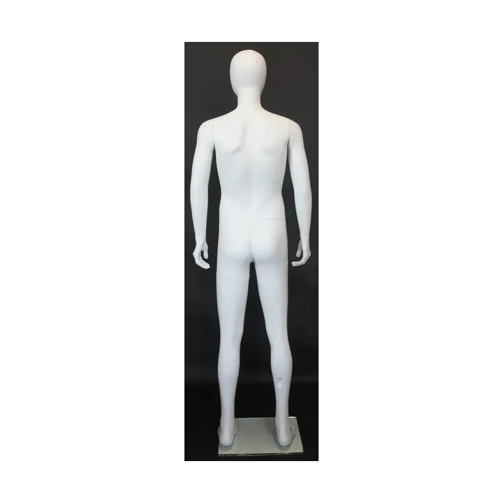 5 ft 7 Male Egghead Mannequin MM-CB20E-WT