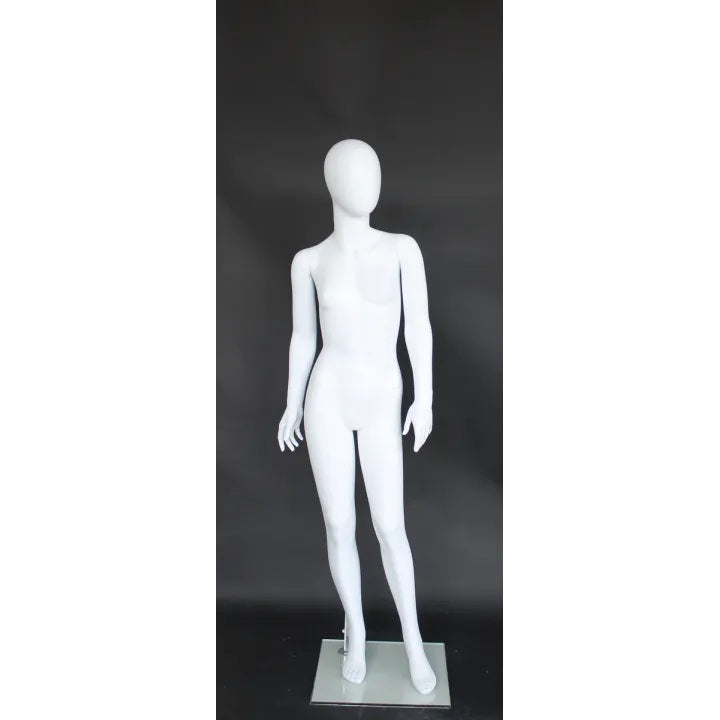 10-12 Year Old Child Matte White  Mannequin MM-CF13E-WT
