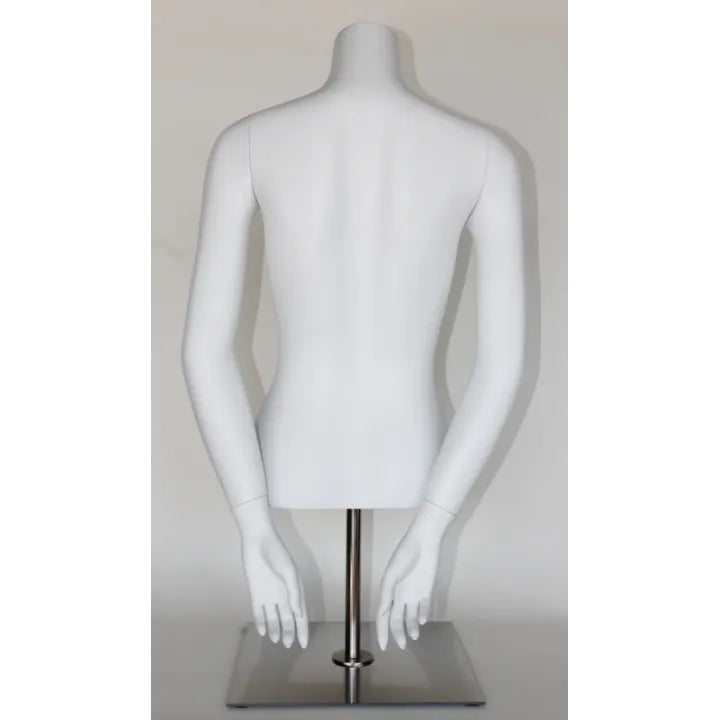 Female Egghead Mannequin Torso with Arms MM-FT8-WM