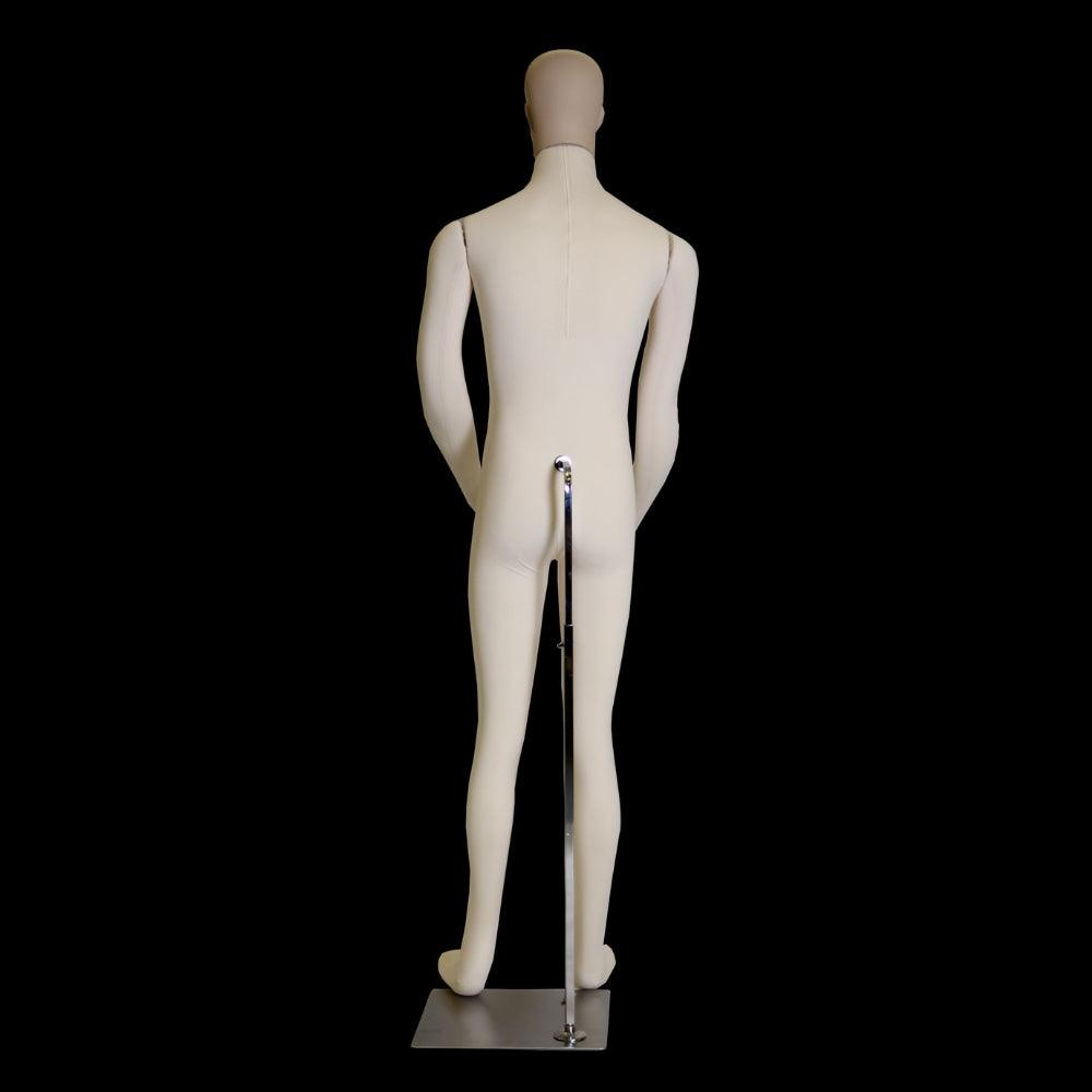 Male Realistic Flexible Bendable Mannequin MM-M01SOFTX-ERAF - Mannequin Mall