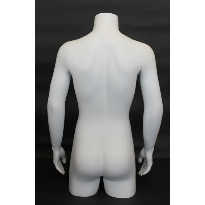 3/4 Male Mannequin Torso MM-MT2-WT