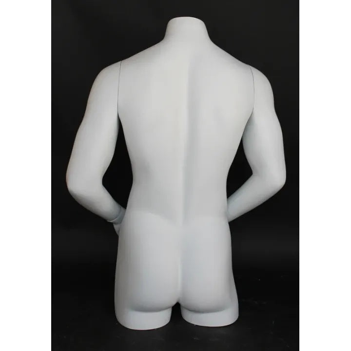 3/4 Male Mannequin Torso MM-MT7-WT
