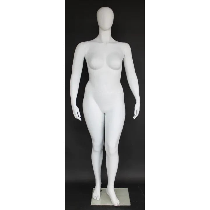 Plus Size Female Egghead Mannequin MM-PLUS-11