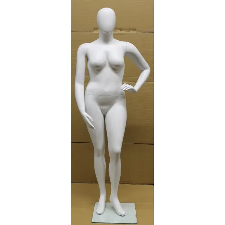 Plus Size Female Egghead Mannequin MM-PLUS-77