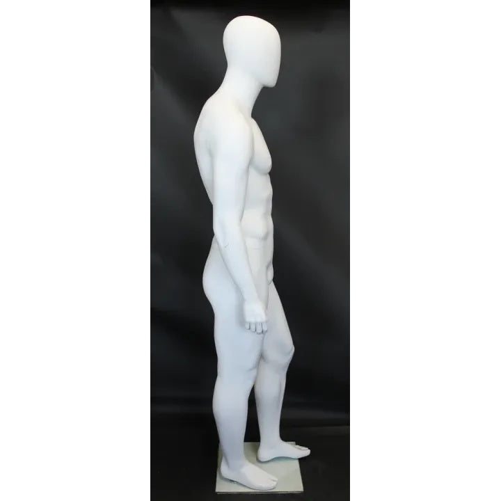 Male Egghead Mannequin MM-SFM21E-WT