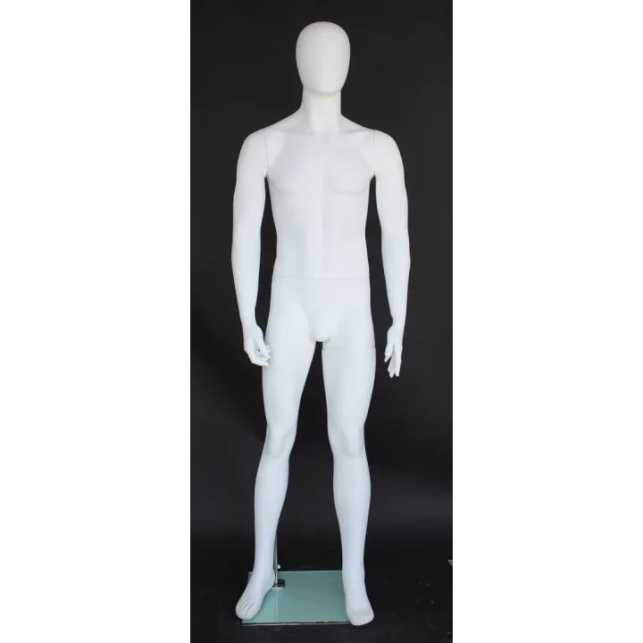 Male Egghead Mannequin MM-SFM25E-WT