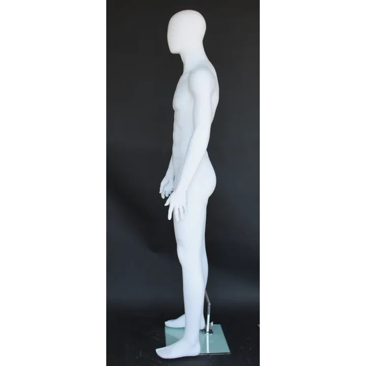 Male Egghead Mannequin MM-SFM25E-WT
