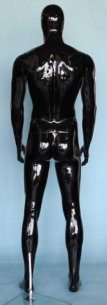 Black Male Egghead Mannequin MM-SFM51E-HB - Mannequin Mall