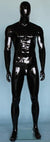 Black Male Egghead Mannequin MM-SFM51E-HB - Mannequin Mall