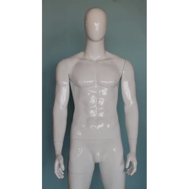 Male Athletic Egghead Mannequin MM-SFM51E-GW
