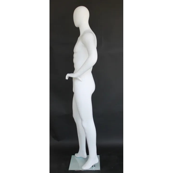 Male Egghead Mannequin MM-SFM64E-WT