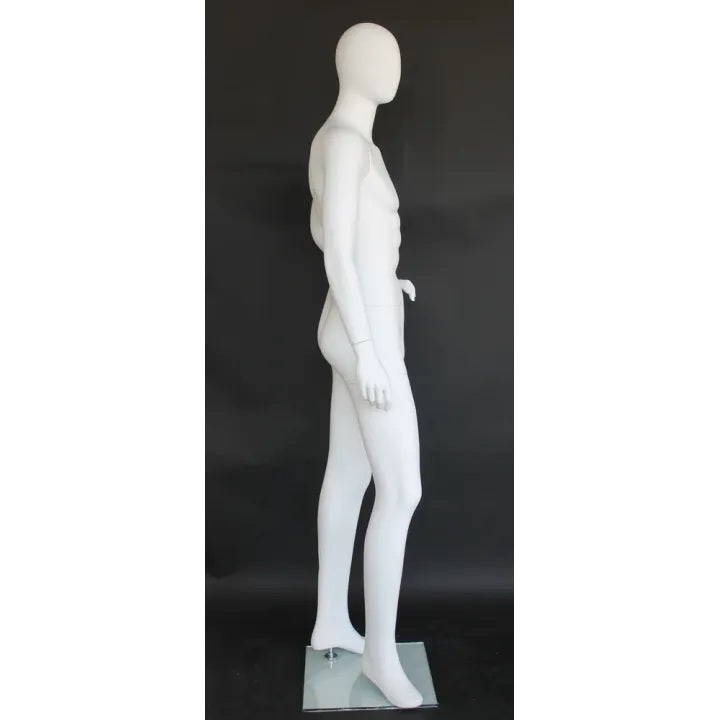 Male Egghead Mannequin MM-SFM64E-WT
