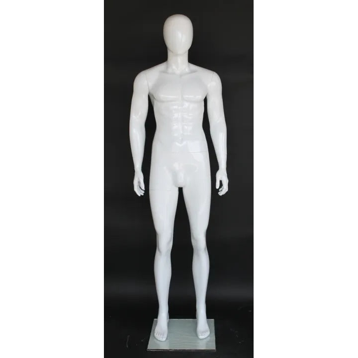 Male Egghead Mannequin MM-SFM83E-GW