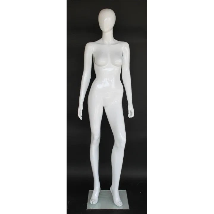 MM-SFW81E-GW Female Egghead Glossy Mannequin