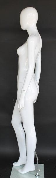 Female Egghead Glossy Mannequin MM-SFW82E-GW - Mannequin Mall