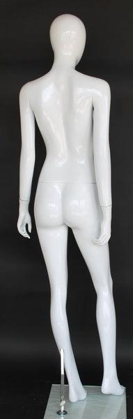 Female Egghead Glossy Mannequin MM-SFW82E-GW - Mannequin Mall