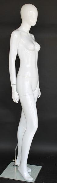 Female Egghead Glossy Mannequin MM-SFW82E-GW - Mannequin Mall