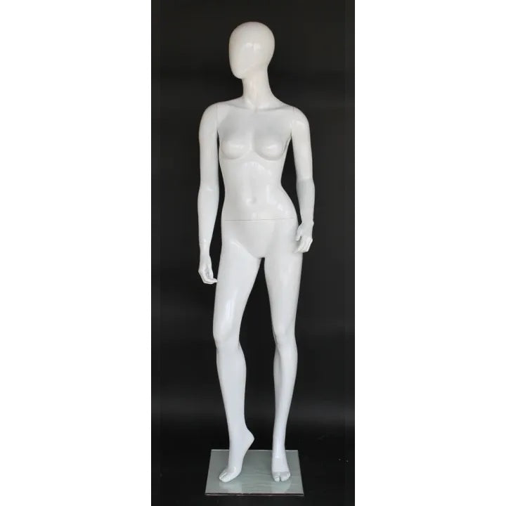 MM-SFW83E-GW Female Egghead Glossy Mannequin