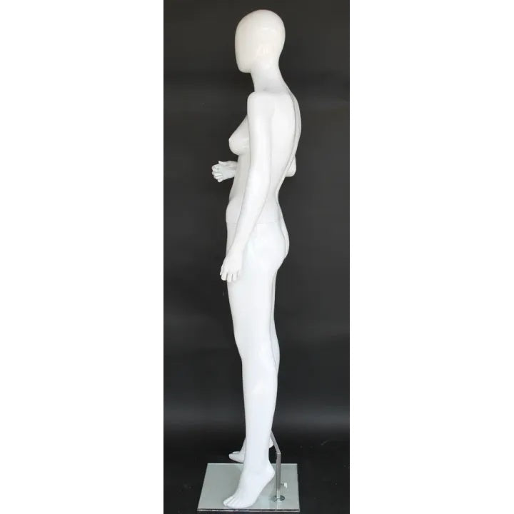 Female Egghead Glossy Mannequin MM-SFW84E-GW