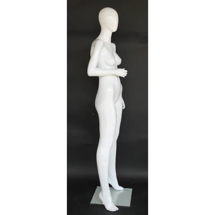 Female Egghead Glossy Mannequin MM-SFW84E-GW