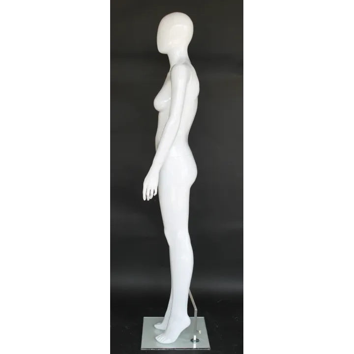 Female Egghead Glossy Mannequin MM-SFW85E-GW