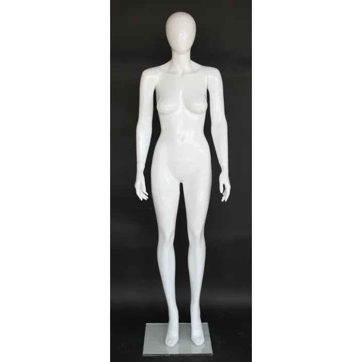 Female Egghead Glossy Mannequin MM-SFW85E-GW