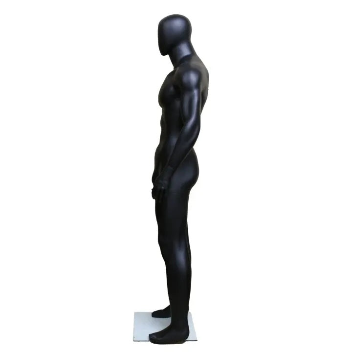Male Athletic Egghead Mannequin MM-STB-4ME-MB
