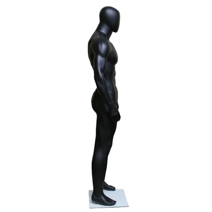 Male Athletic Egghead Mannequin MM-STB-4ME-MB