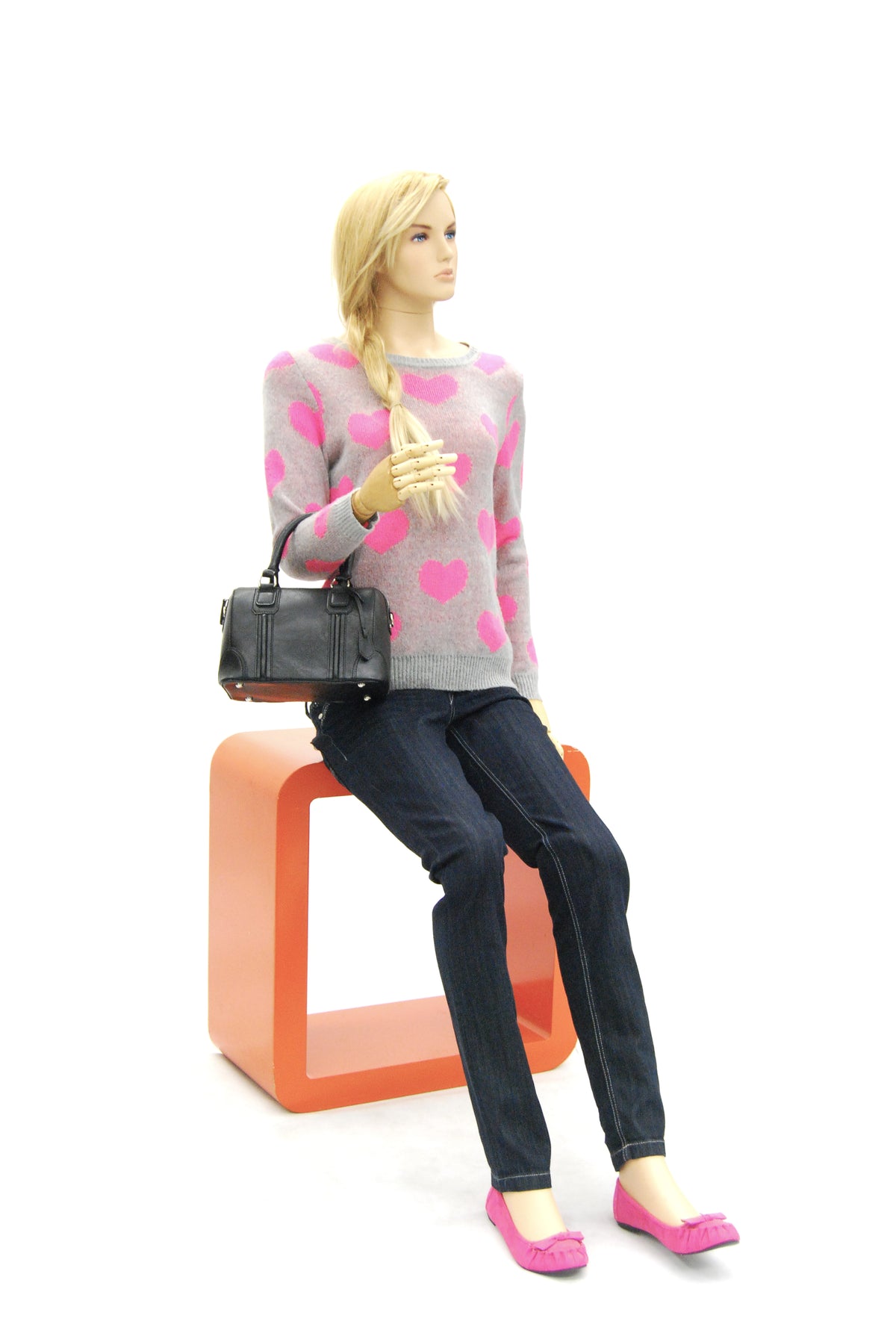 Female Realistic Posable Mannequin with Back Support MM-FM01