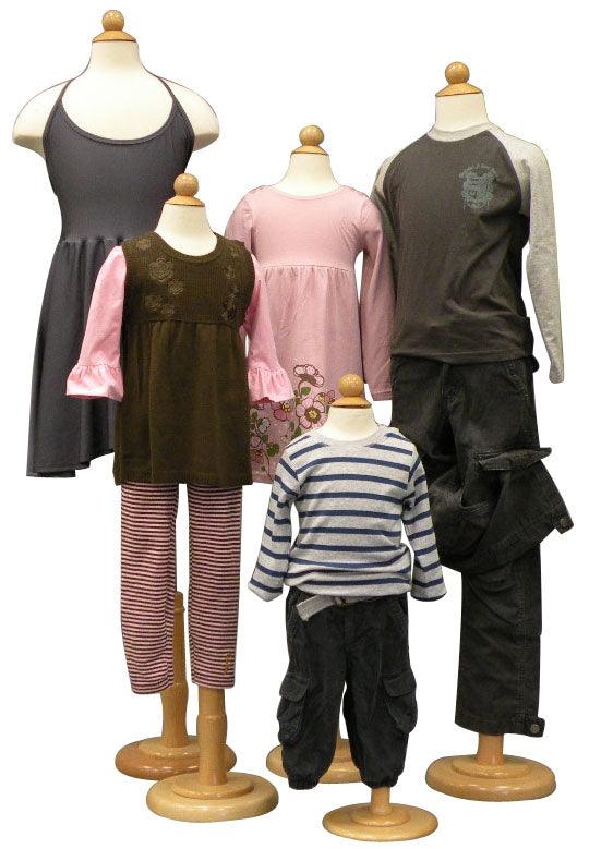 De Shopfitting Winkel 6 x Kinderen ZWART Opknoping Lichaamsvorm Display De Shopfitting Winkel 6 x Kinderen ZWART Opknoping Lichaamsvorm Display