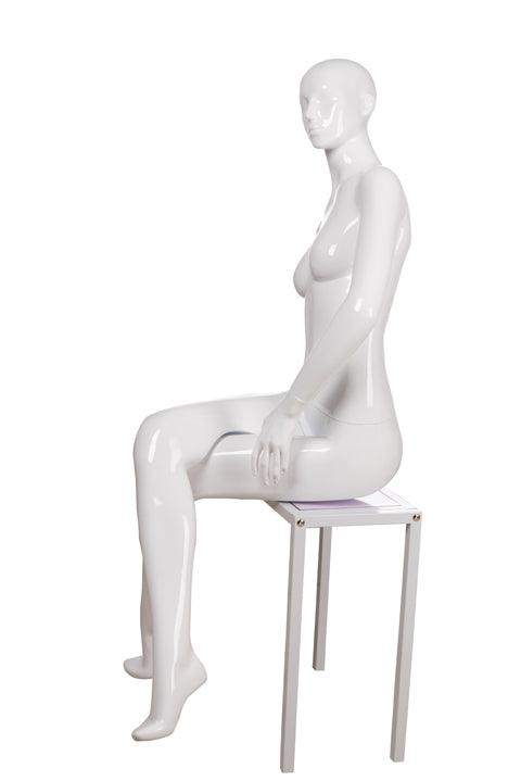 White Female Abstract Mannequin MM-ANNA06 - Mannequin Mall