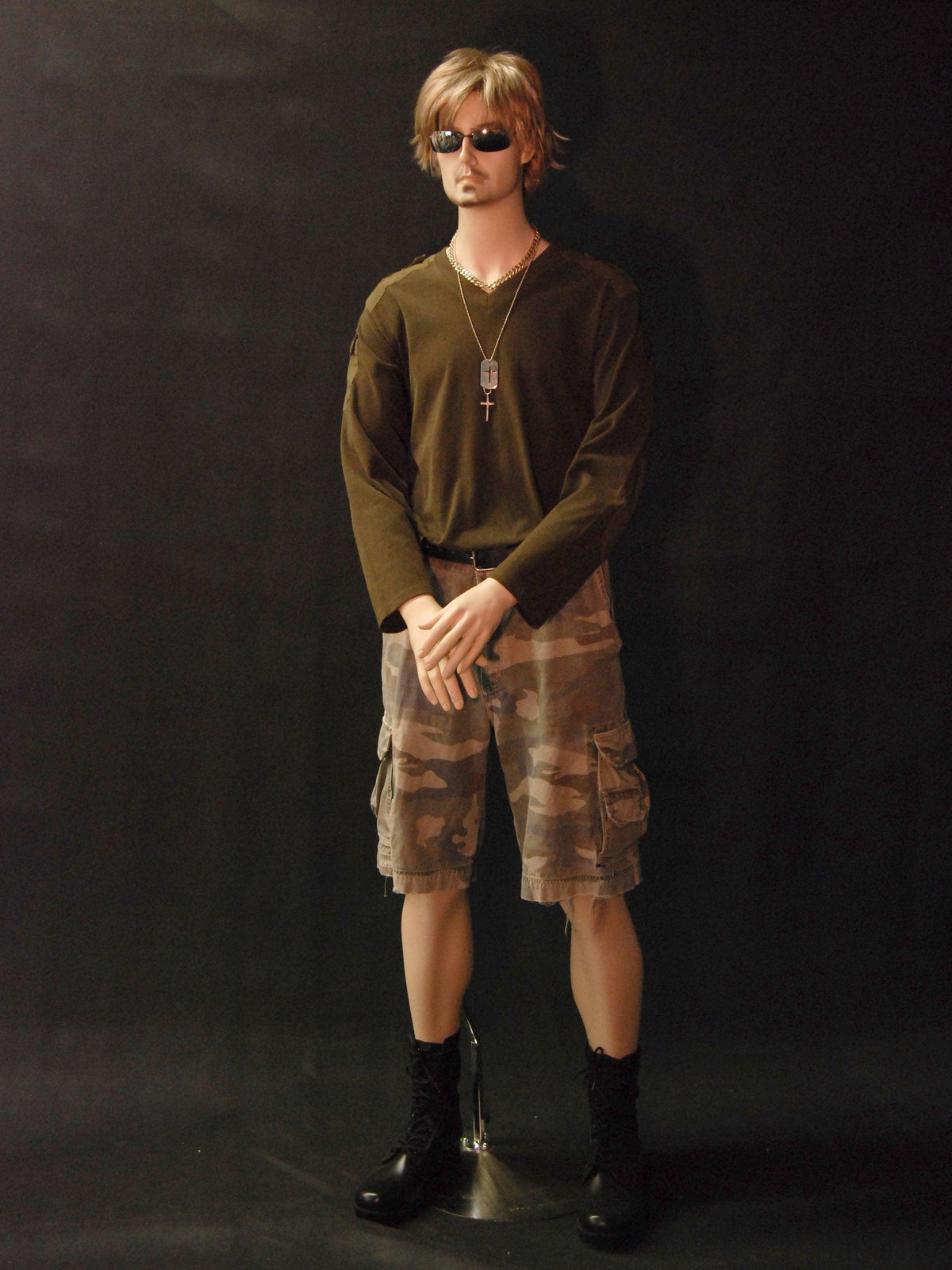 Male Realistic Mannequin with Movable Elbows MM-BC8 - Mannequin Mall