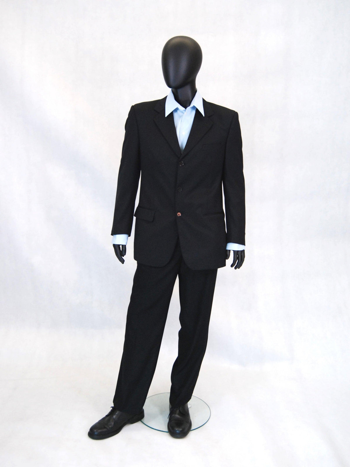 Black Male Egghead Mannequin MM-GM53BK - Mannequin Mall