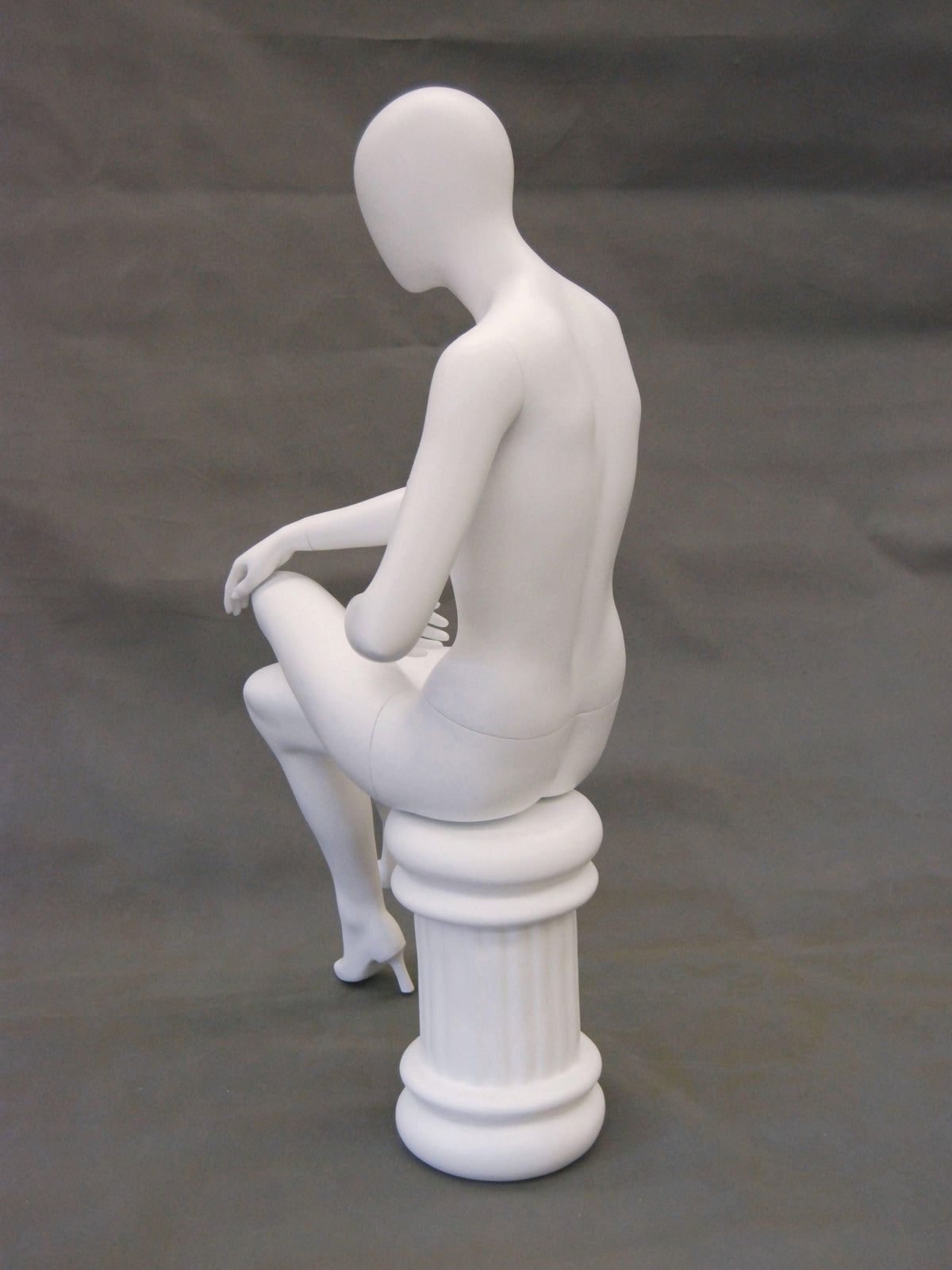 Egghead Female Sitting Mannequin MM-RGS9W - Mannequin Mall