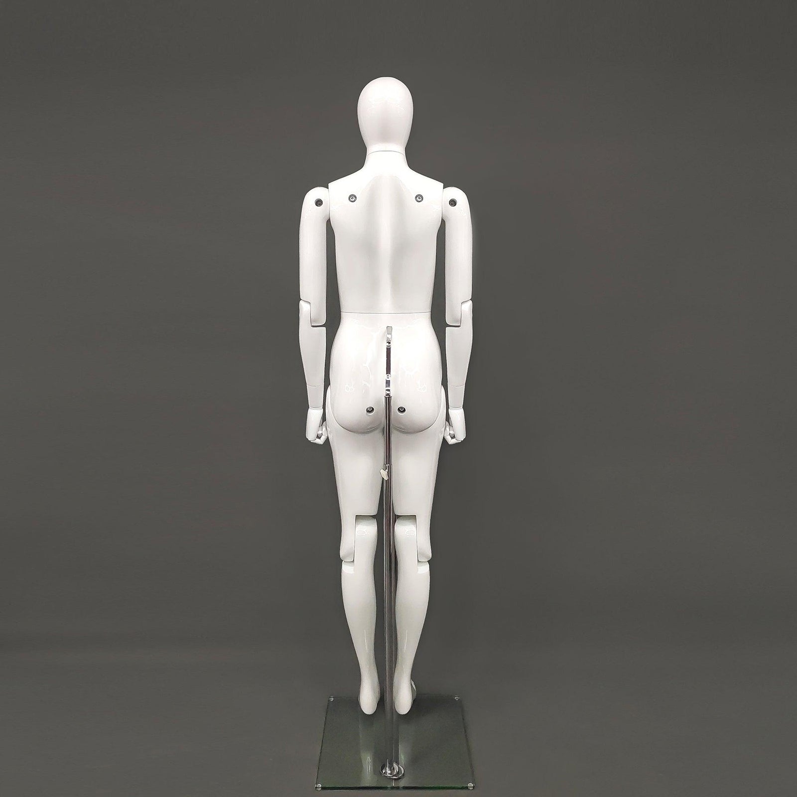 Female White Abstract Posable Mannequin MM-FM01-WEG - Mannequin Mall