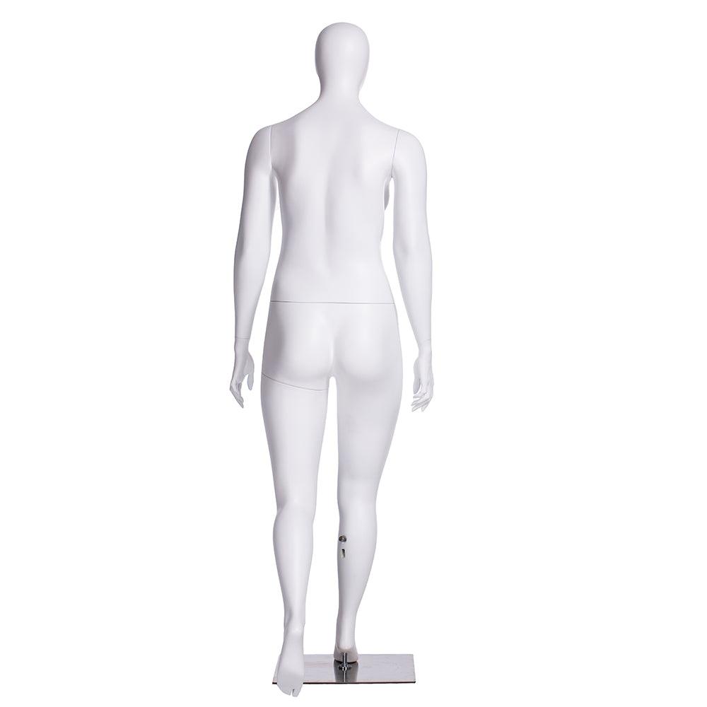 Plus Size Female Egghead Mannequin MM-F3D01W - Mannequin Mall