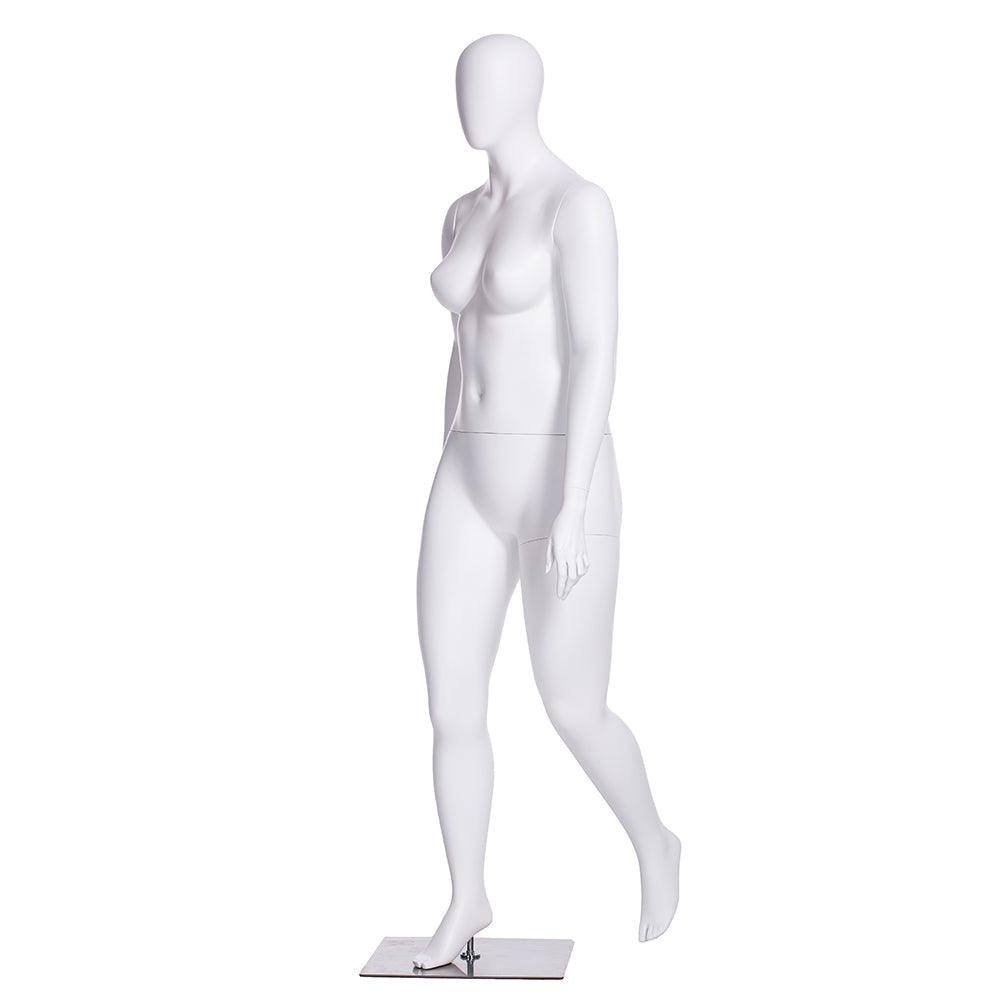Plus Size Female Egghead Mannequin MM-F3D01W - Mannequin Mall