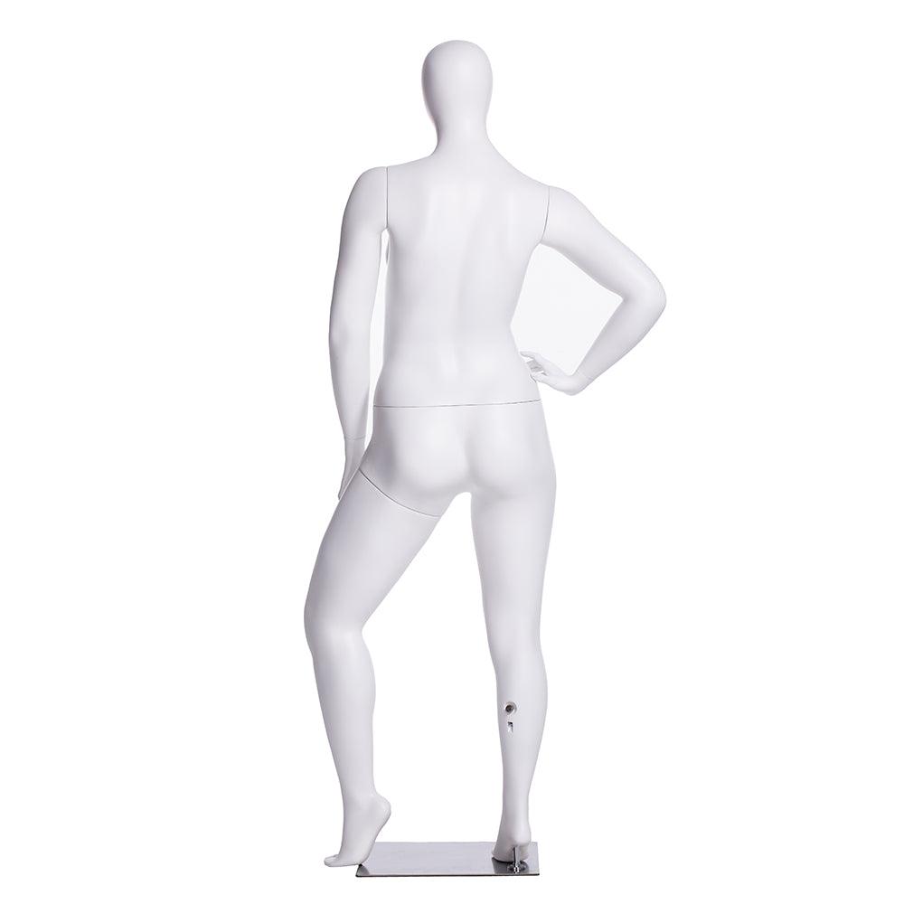 Plus Size Female Egghead Mannequin MM-F3D03W - Mannequin Mall