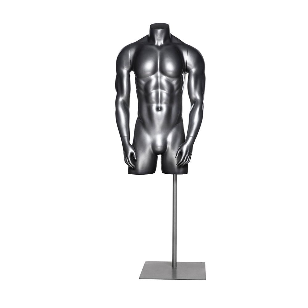 Athletic Male Mannequin 3/4 Torso MM-HEF42T - Mannequin Mall