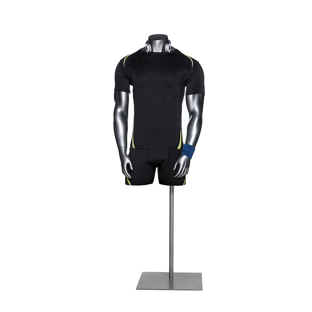 Athletic Male Mannequin 3/4 Torso MM-HEF42T - Mannequin Mall