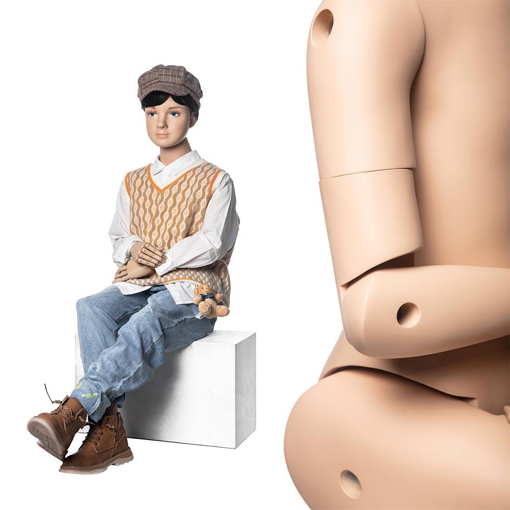 Realistic Child Posable Mannequin MM-KMY - Mannequin Mall
