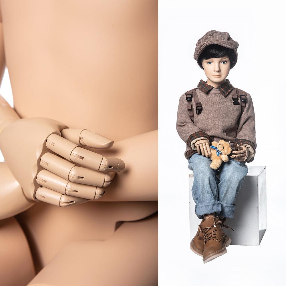 Realistic Child Posable Mannequin MM-KMY - Mannequin Mall