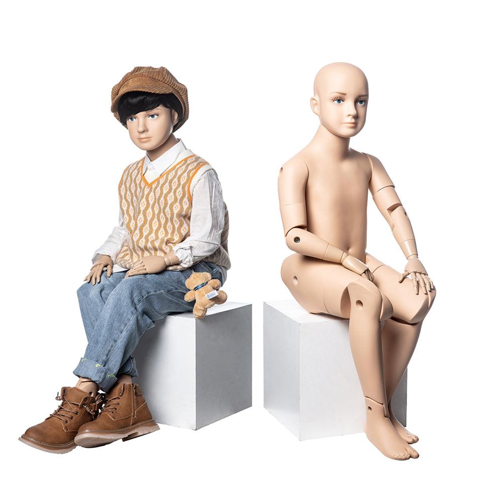 Realistic Child Posable Mannequin MM-KMY - Mannequin Mall