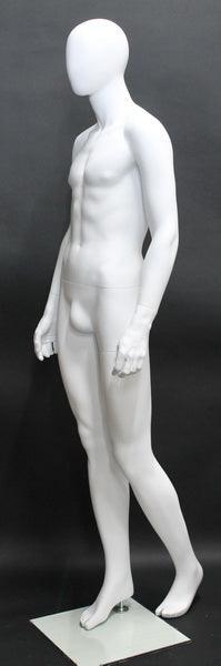 Male Egghead Mannequin MM-SFM43E-WT - Mannequin Mall