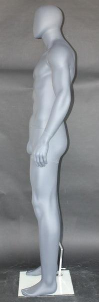 Male Egghead Mannequin MM-SFM52E-GREY - Mannequin Mall