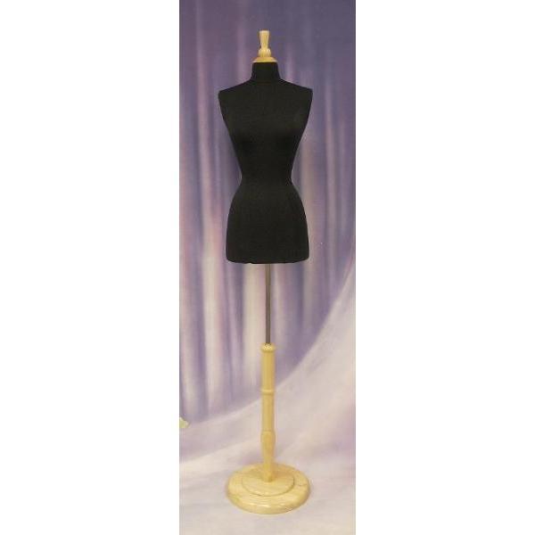 Female French Dress Form With Round Base MM-FFDRB - Mannequin Mall