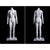Female Invisible Ghost Mannequin Full Body for Photography (Version 2.0) MM-MZGH5